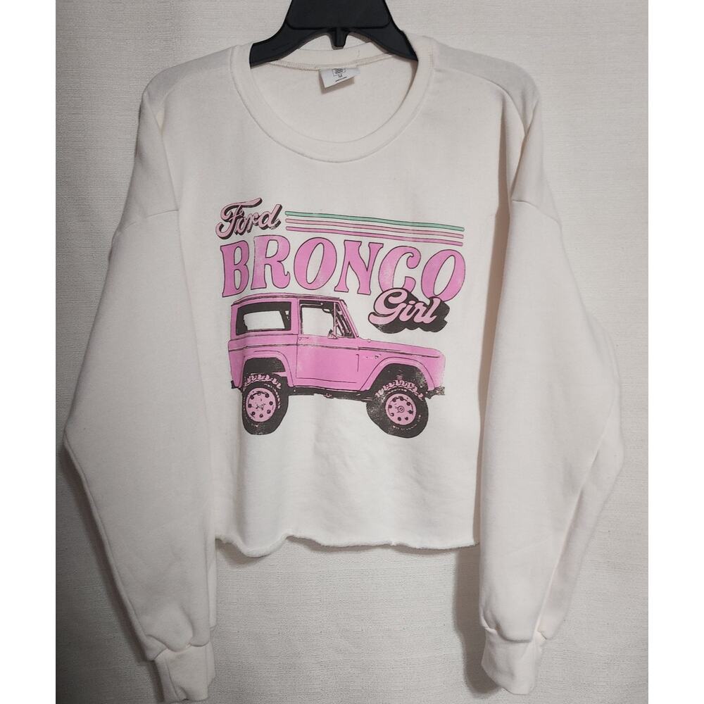 Ford Bronco women's sweatshirt size medium crop-top - Picture 2 of 5